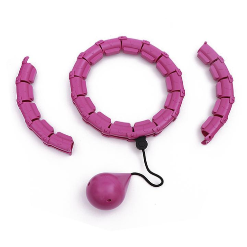 Weighted Fitness Hoop 24 Section, Purple