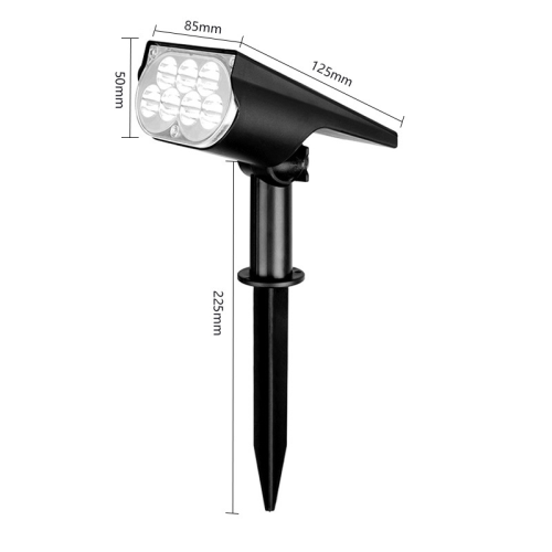 2 Pack Solar Spot Lights Outdoor