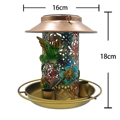 Solar Bird Feeder for Outdoors Hunging