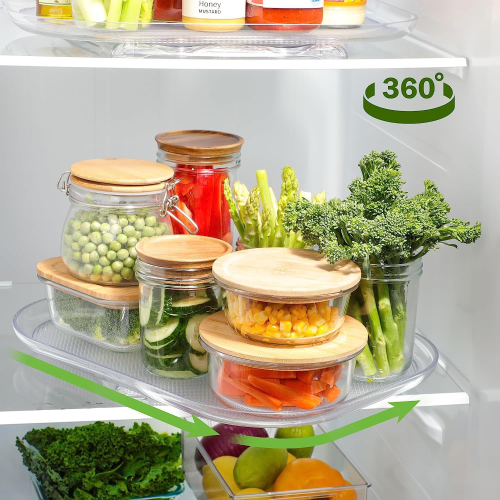 Turntable Organizer for Refrigerator
